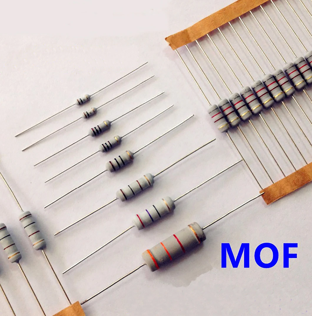 Metal Oxide Film Resistors 1/4W 1/2W 1W 2W 3W Copper Wire