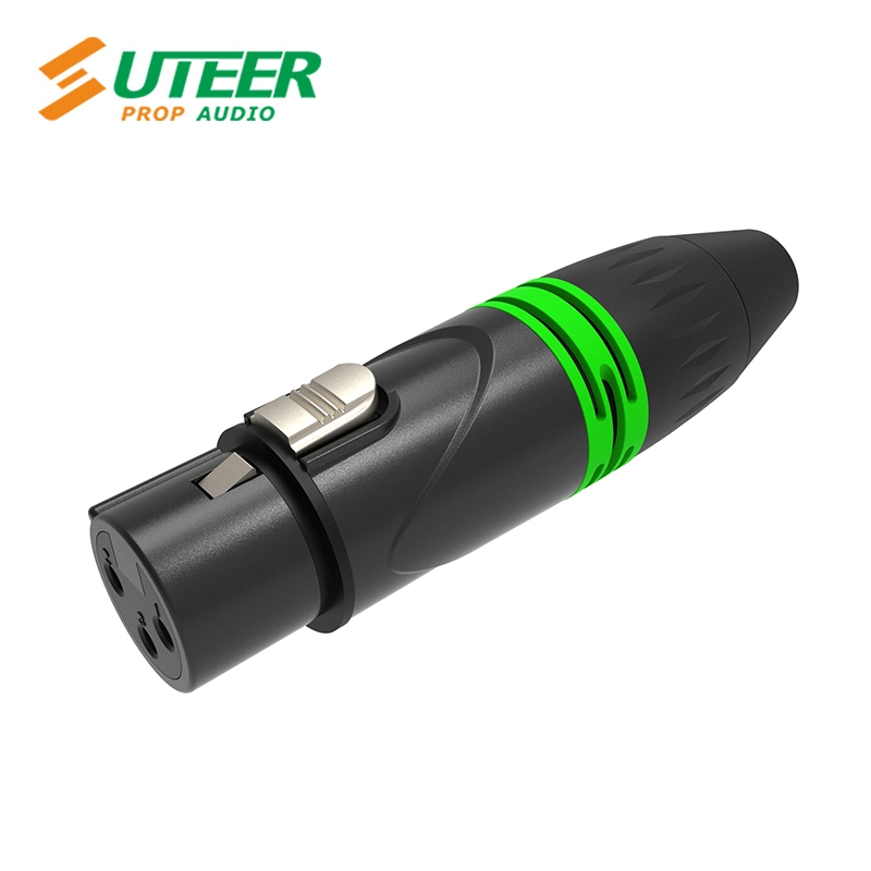 3-Pin XLR Connector/6.35 mm Phone Plug/3.5 mm Smartphone Jack/Speakon/RCA/Powercon/Ethercon/BNC Connectors/Speaker Connector/Ethernet Connector/Power Connector