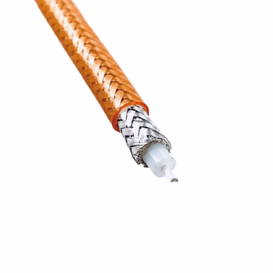 Cable coaxial de alta temperatura Rg178 de tamaño pequeño 50ohm